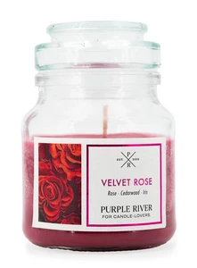 Purple River - 113g Small Jar - Scented Candle Velvet Rose