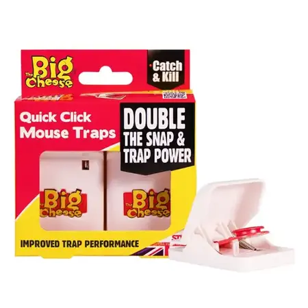 Quick Click Mouse Trap - Pack of 2