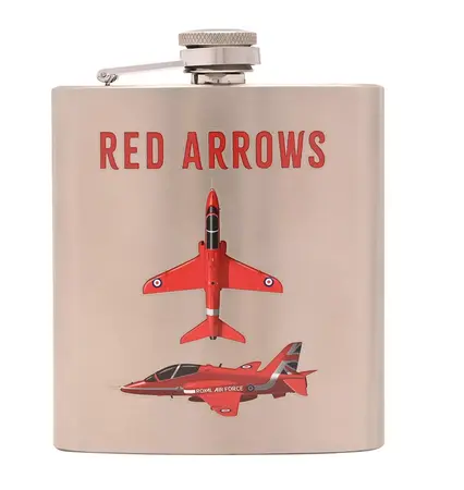 RAF 6oz Hip Flask - Red Arrows - image 2