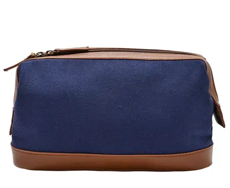 RAF Canvas & Faux Leather Washbag - Vulcan - image 4
