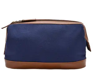 RAF Canvas & Faux Leather Washbag - Vulcan - image 4