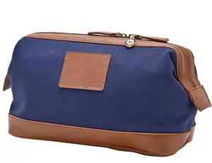 RAF Canvas & Faux Leather Washbag - Vulcan - image 2