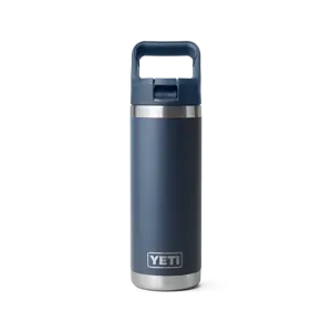 RAMBLER 18 OZ COLOUR STRAW BOTTLE NAVY