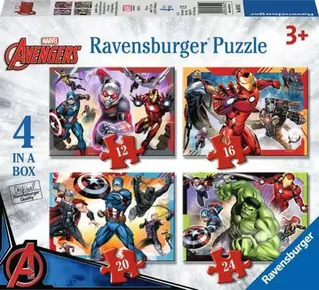 Ravensburger Marvel Avengers 4 in 1 Jigsaw Puzzles