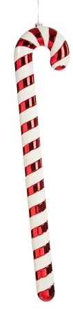 Red & White Candy Cane Hanging Decoration – 91cm