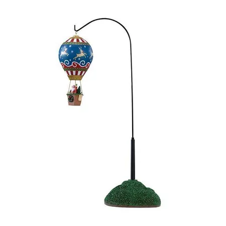 REINDEER HOT AIR BALLOON,  BATTERY OPERATED (4.5V)