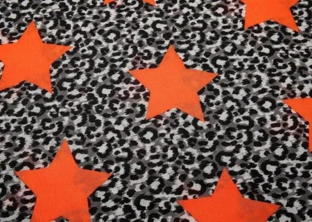 Reversible Leopard & Star Orange - image 2