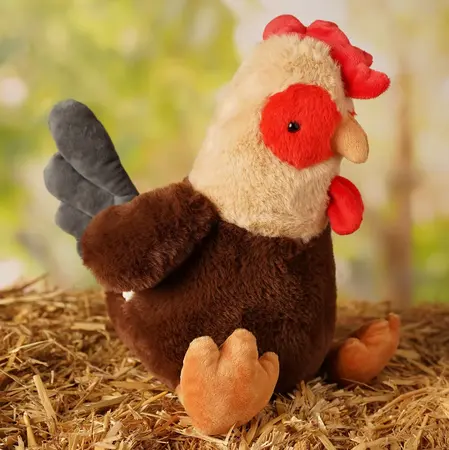 Rio The Plush Sitting Rooster 28cm - image 1