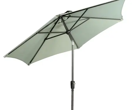 Riviera 2.5m Deluxe Crank Parasol - Oasis Green - image 2