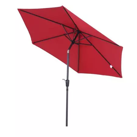 Ruby Red Riviera 2.5m Parasol