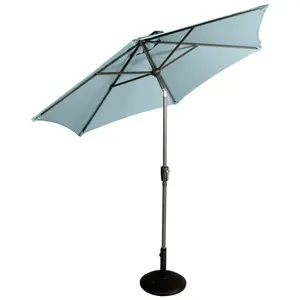 Riviera 3.0m Deluxe Crank Parasol - Oasis Green - image 1