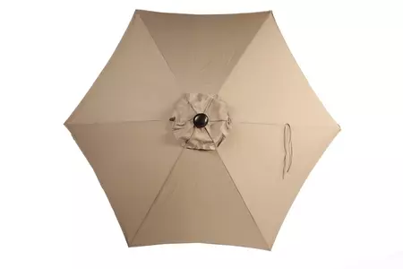 Riviera 3.0m Deluxe Crank Parasol - Taupe