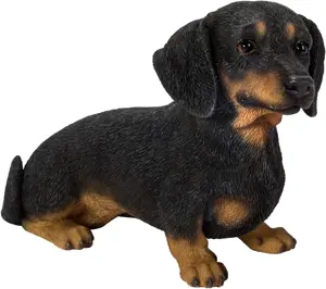 RL Dachsund Black/Brown Sitting