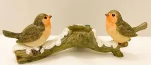 Robin Tealight Holder 22cm