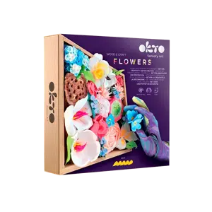 ROMANCE Wood & Craft DIY Flowers 21×21 cm - image 1