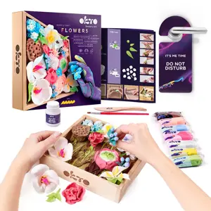 ROMANCE Wood & Craft DIY Flowers 21×21 cm - image 2
