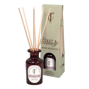 Rose 100ml Amber Glass Natural Reed Diffuser