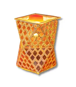 Rose Gold Moroccan Geometric Wax Warmer - image 1