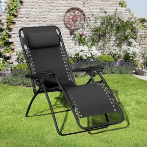 Royale Relaxer w/Cup Holder - Black
