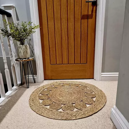 RUG TRESSED DIA 80CM - image 2