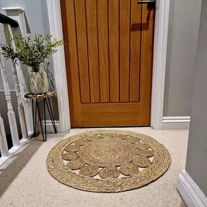 RUG TRESSED DIA 80CM - image 2