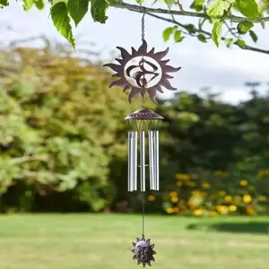Rusty Sun Wind Chime 72 cm - image 1