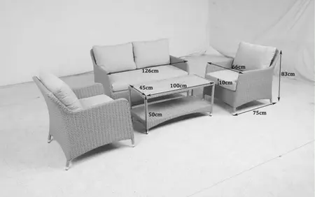 Sahara 4 Piece Casual Lounge Set - image 2