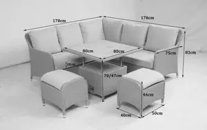 Sahara Mini Corner Lounge Set Set - image 2