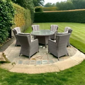 San Marino 6 Seat Round Dining set