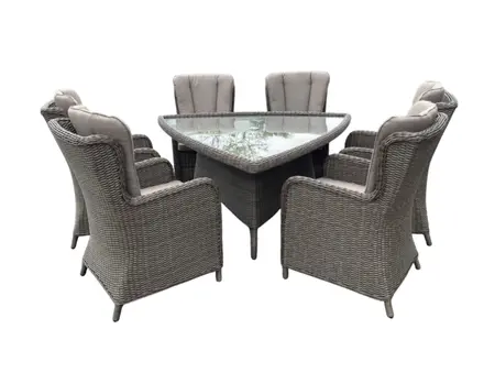 San Marino 6 Seat Triangular Dining Set - image 1