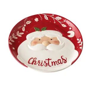 SANTA CHRISTMAS PLATE