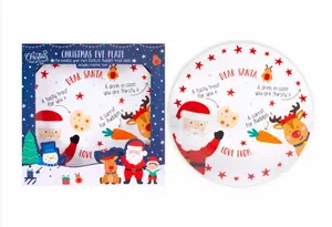 Santa & Friends Christmas Eve Plate - image 1