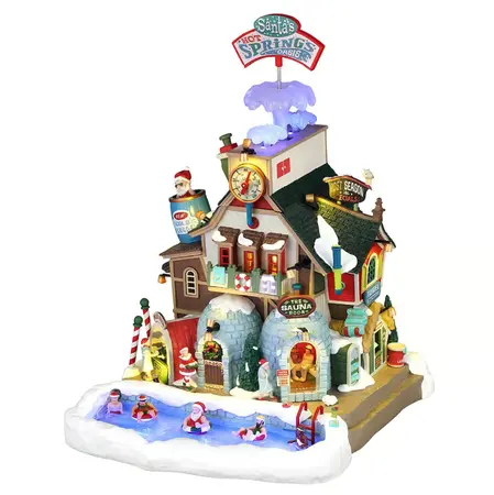 SANTA'S HOT SPRINGS OASIS, INCL. ADAPTOR 74254, 550 mA (WHITE)