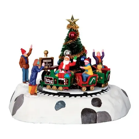 SANTA'S KIDDIE TRAIN,  BATTERY OPERATED (4.5V)