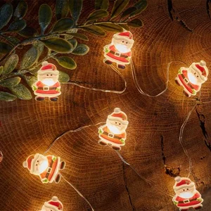 Santa String Lights – Set of 20