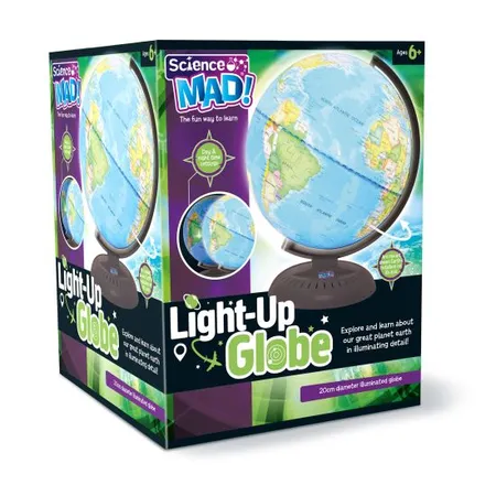 Science Mad Light Up Globe 20cm - image 1