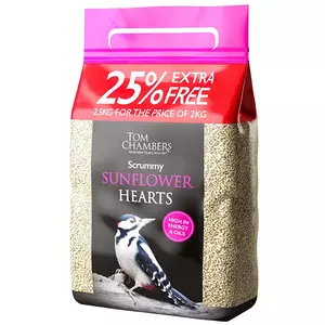 Scrummy Sunflower Hearts - 25% FOC - 2.5kg