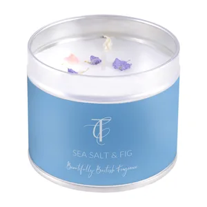 Sea Salt & Fig Pastels Tin Candle