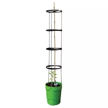Self Watering Grow Pot Tower Green