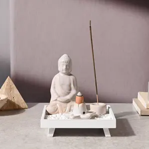 Serenity Alter Incense Burner Set White - image 2