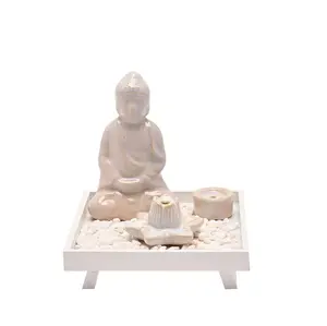 Serenity Alter Incense Burner Set White - image 1