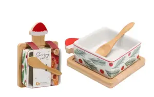 SERVING SET 3PCS BAMBOO