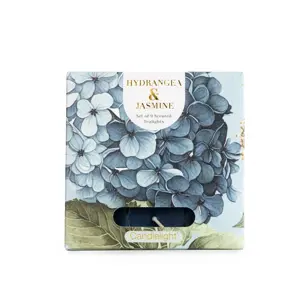 SET OF 9 TEALIGHTS HYDRANGEA & JASMINE W - image 1