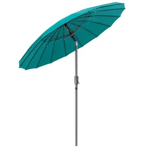 Shanghai 2.7m Parasol Blue w/Crank & Tilt