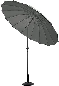 Shanghai 2.7m Parasol Grey w/Crank & Tilt