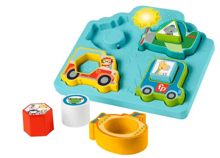 Shapes & Sounds Vehicle Puzzle - image 1