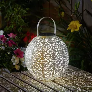 Silhouette Lanterns Damasque - Cream