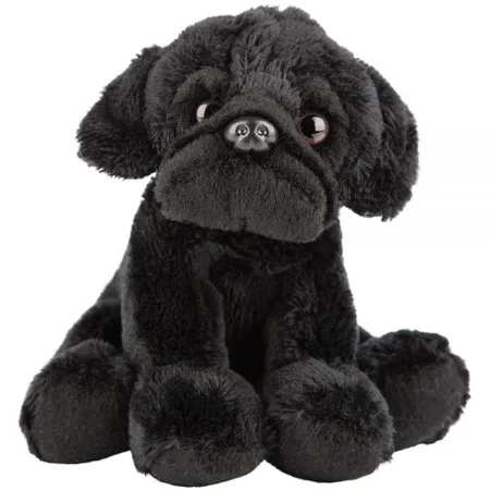 Sitting Black Pug