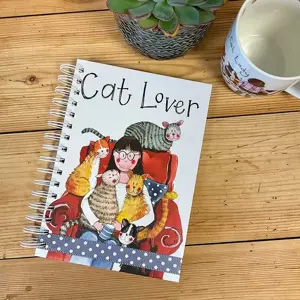 Sj13 Cat Lover Spiral Journal