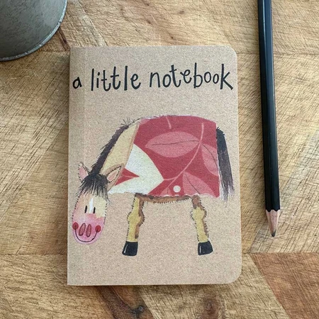 Skn05 Horse Small Kraft Notebook - image 1